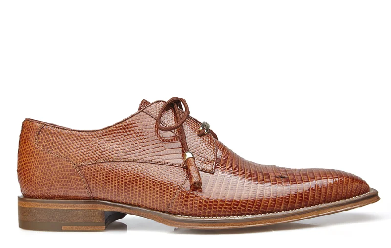 classic oxford shoes with leather upper-Belvedere Shoes Karmelo - Tan