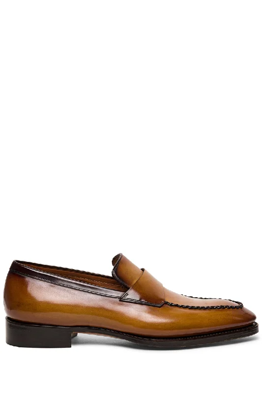 stylish leather oxford shoes for business men-Pierce Loafers