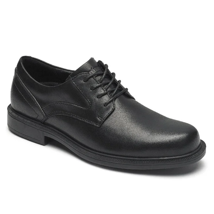 men’s formal shoes with leather lining-Mens Dunham Jericho Black