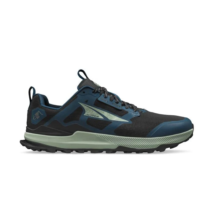 stylish brown leather shoes for formal events-Mens Altra Lone Peak 8 in Navy/Black