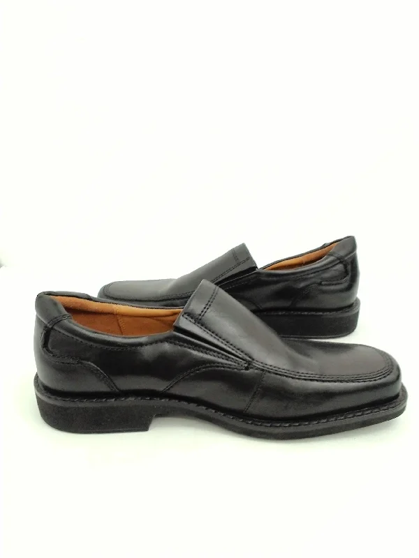 stylish oxford shoes for professional business wear-Ecco Men's Helsinki Comfort Loafers Black Leather Size 8 M