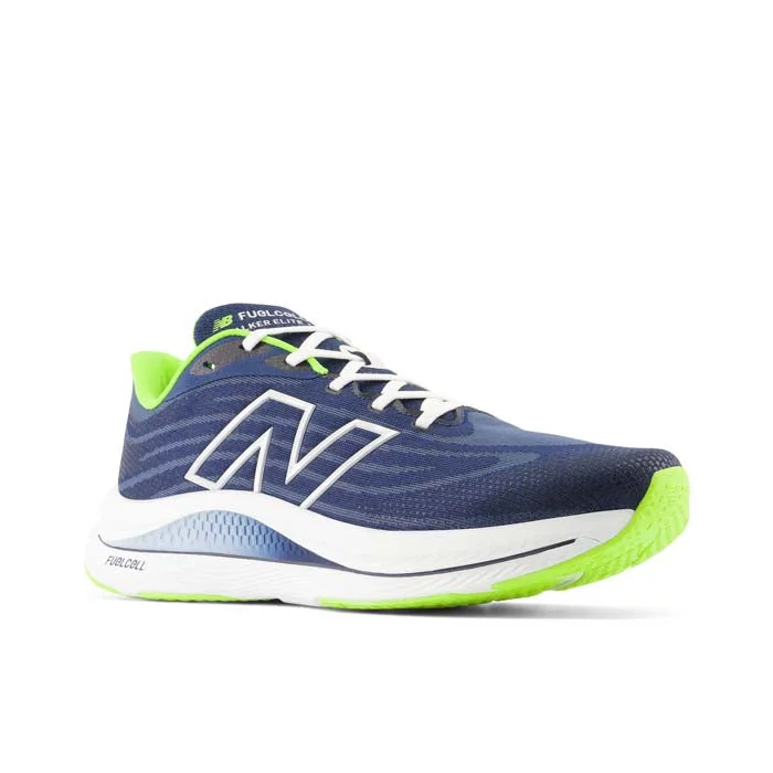 brown oxford shoes with cushioned insole-Mens New Balance FuelCell Walker Elite in Nb Navy/Thirty Watt