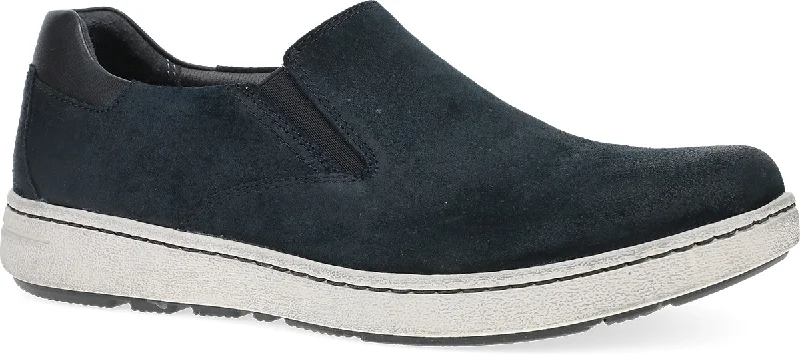 slip-on formal shoes with elegant finish-DANSKO TRENT BLACK