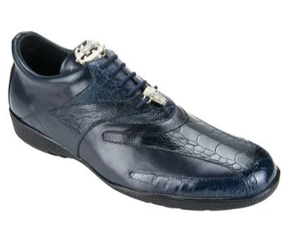 men’s leather dress shoes with stylish design-Belvedere Bene Shoes - Black