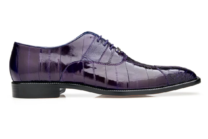 stylish slip-on oxford shoes with cushioned sole-Belvedere Shoes Mare - Purple