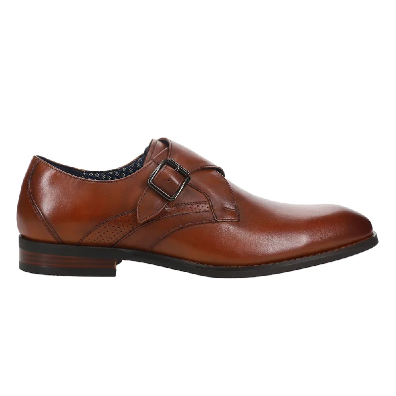 comfortable office shoes for formal occasions-Karcher Monk Strap Plain Toe Dress Shoes