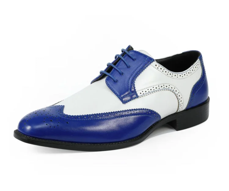 premium brown oxford shoes for weddings-Elwyn Royal Blue