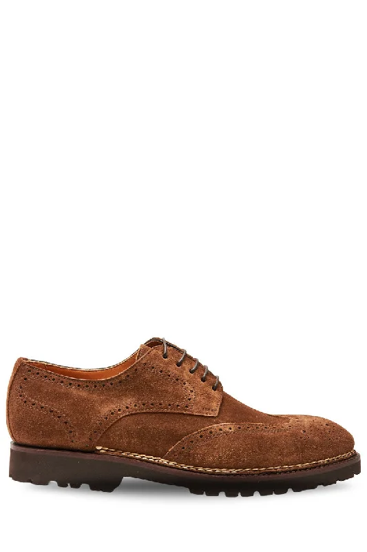 best brown leather formal shoes for men-Libertino Derby Shoes