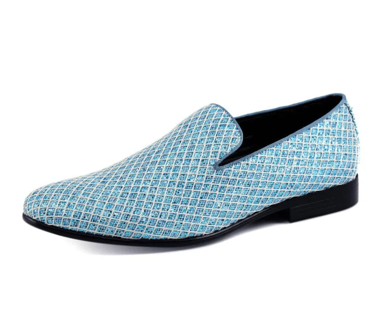 leather formal shoes with sleek rubber sole-Sarlo Turquoise