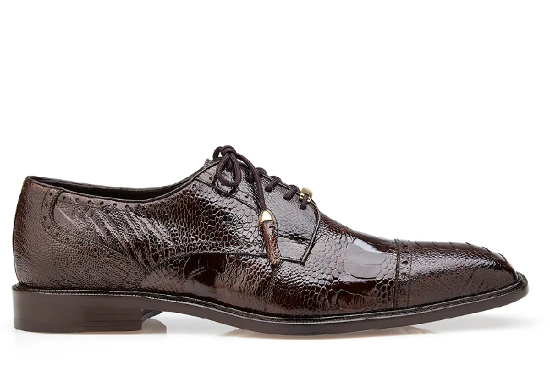 stylish formal shoes for professional wear-Belvedere Shoes Batta - Brown