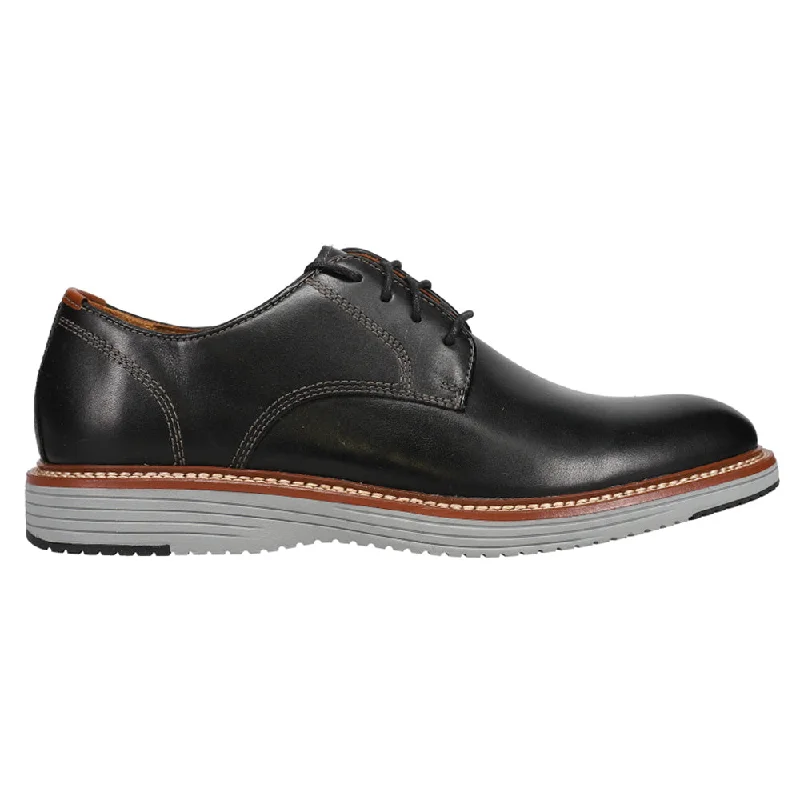 men’s leather formal shoes with modern design-Upton Oxford Plain Toe Dress Shoes