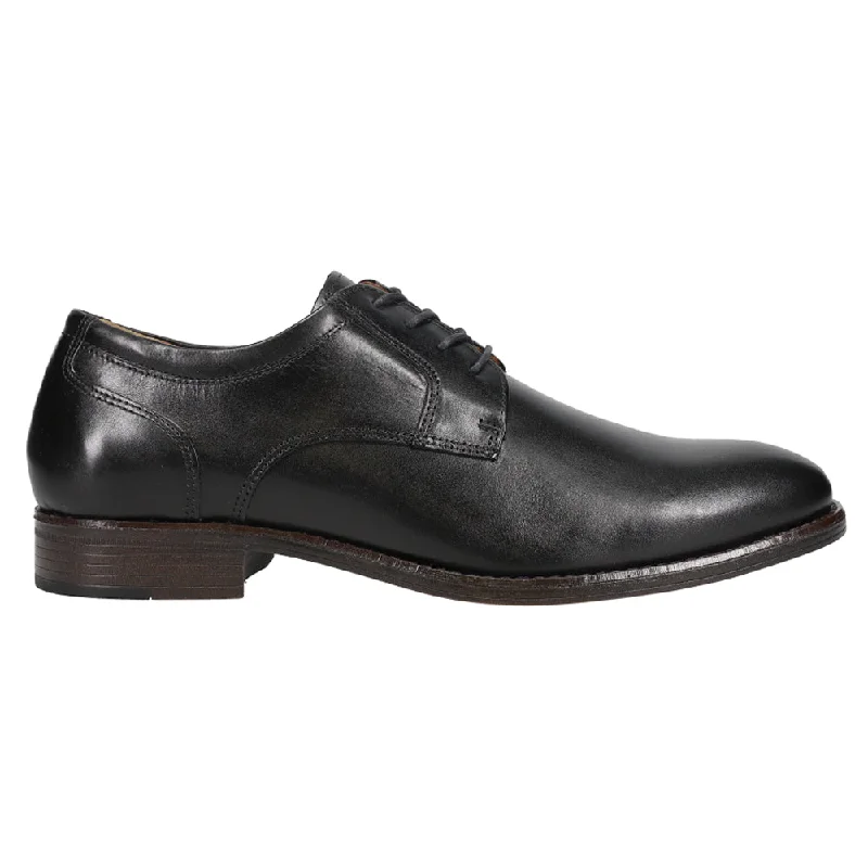 premium formal shoes for professional men-Lewis Oxford Plain Toe Dress Shoes