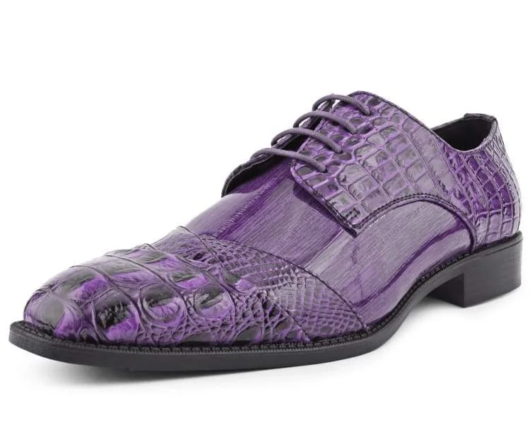 men’s leather dress shoes with cushioned padding-Bandit Purple