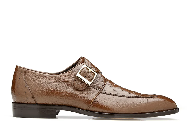 men’s dress shoes with polished leather for formal wear-Belvedere Josh Shoes - Brown