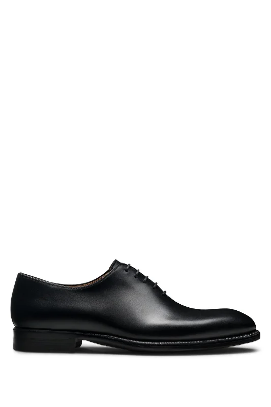 black dress shoes with rubber heel for men-Hawkins Dress Shoes