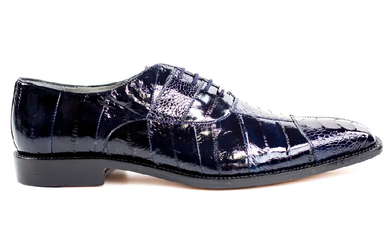 comfortable dress shoes for office wear-Belvedere Shoes Mare - Navy