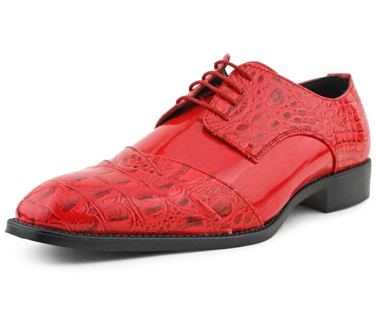 best leather oxford shoes for weddings-Bandit Red