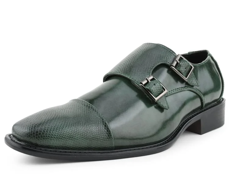 men’s comfortable slip-on formal shoes-Bancroft Green