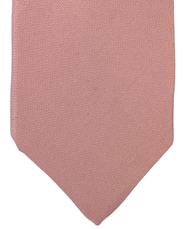 Men's tie with vibrant accents for holiday wear-Barba Sevenfold Tie Pink Micro Pattern Design - Sartorial Neckwear