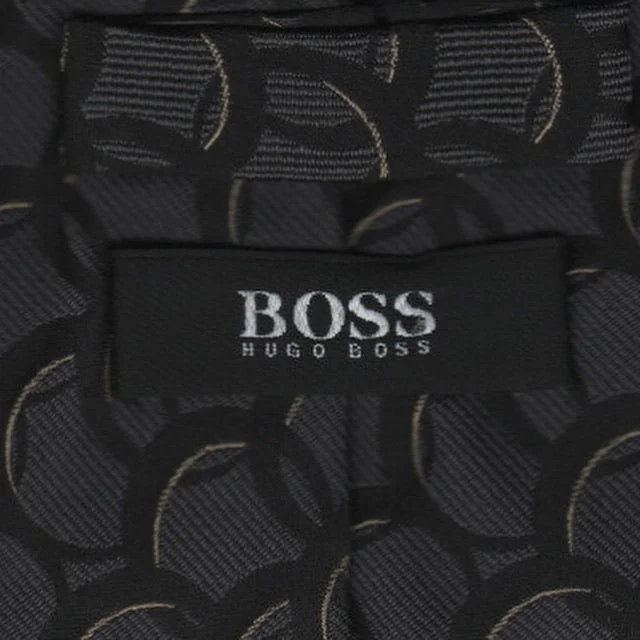 Men's tie with smooth satin finish for luxury occasions-Boss tie