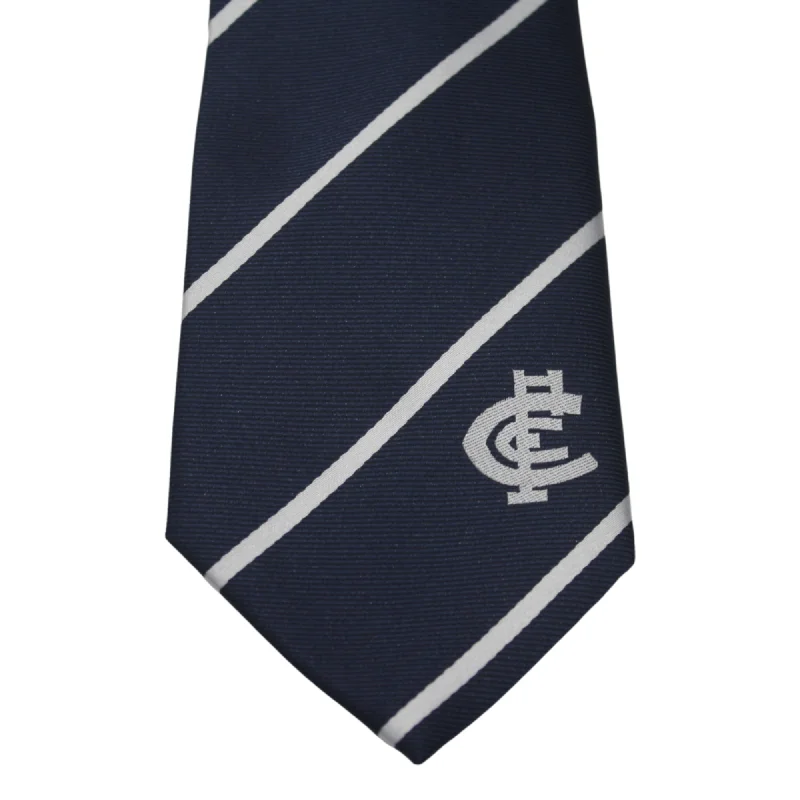 Men's tie for casual business attire-Carlton Monogram AFL Microfibre Tie