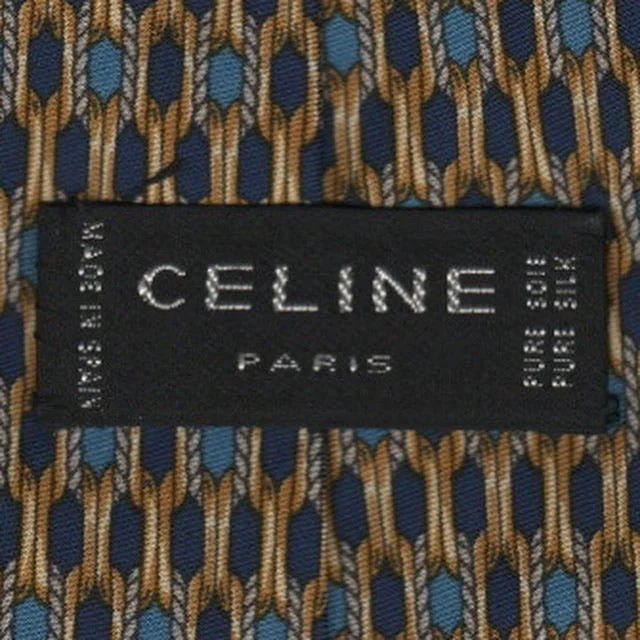 Men's tie for a classic look with solid color blocks-Celine tie