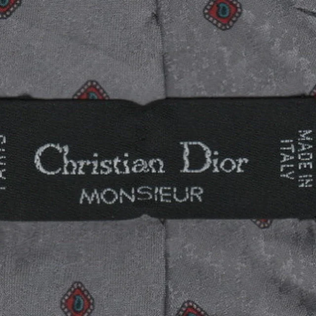 Designer tie for upscale wedding events-Dior tie