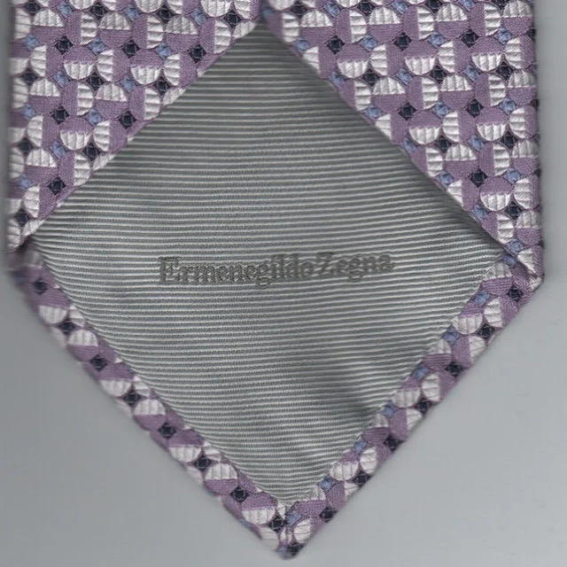 Men's tie for holiday parties with bold colors-Vintage Zegna tie