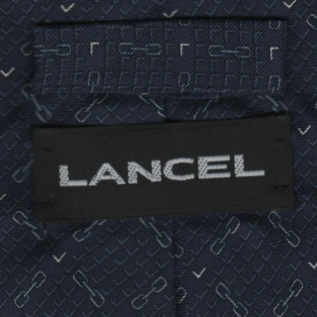 Stylish men's tie with colorful stripes for formal gatherings-Lancel tie