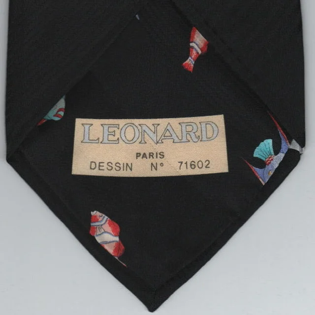 Best men's tie with deep tones for formal events-Leonard tie