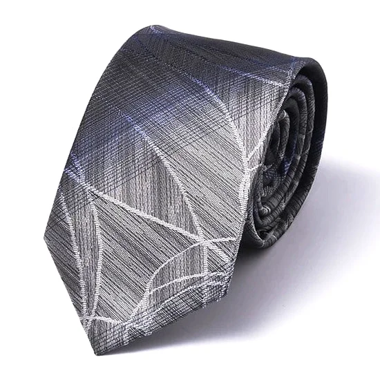 Stylish men's tie with classic pinstripes-Classy Men Multi-Dimensional Silk Skinny Tie