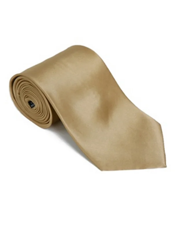 Men's tie with vibrant accents for corporate parties-Deep Gold Neck Tie