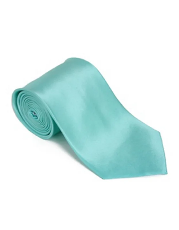 Stylish men's tie for a sleek business appearance-Aqua Blue Neck Tie