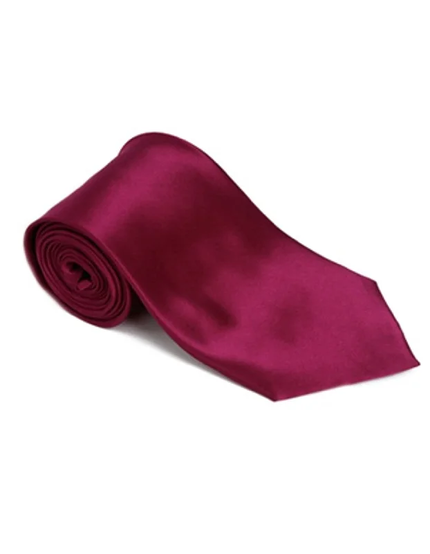 Men's tie for upscale dinner parties-Deep Pink Neck Tie