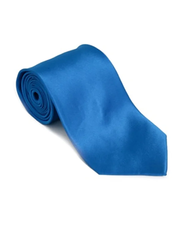 Men's tie with bold stripes for a professional appearance-Royal Blue Neck Tie