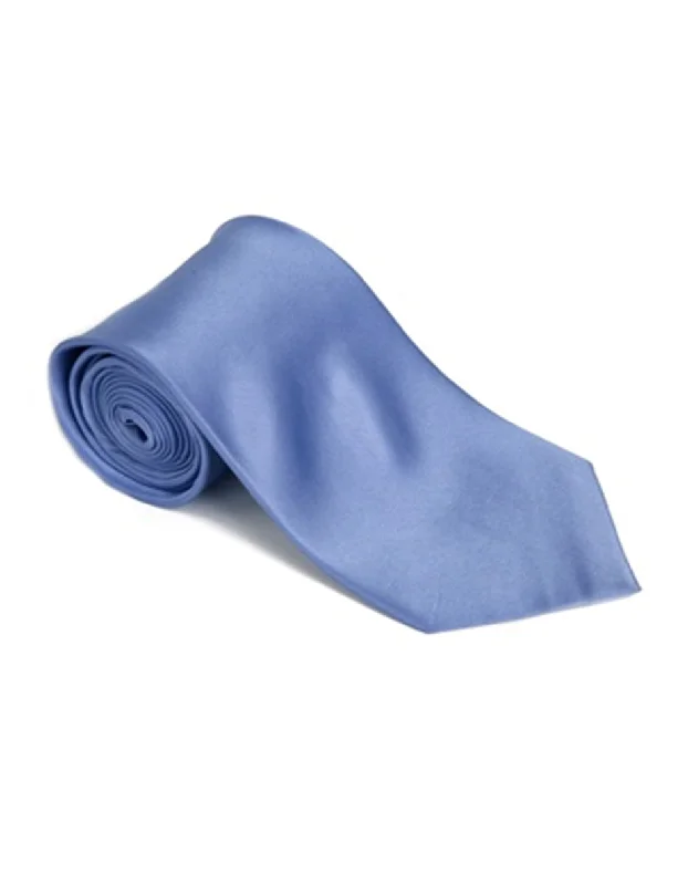 Designer silk tie for upscale corporate functions-French Blue Neck Tie