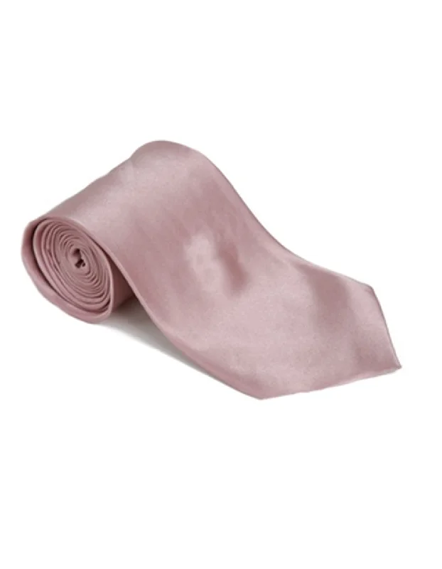 Men's tie with fine fabric for weddings and formal events-Rose Pink Neck Tie