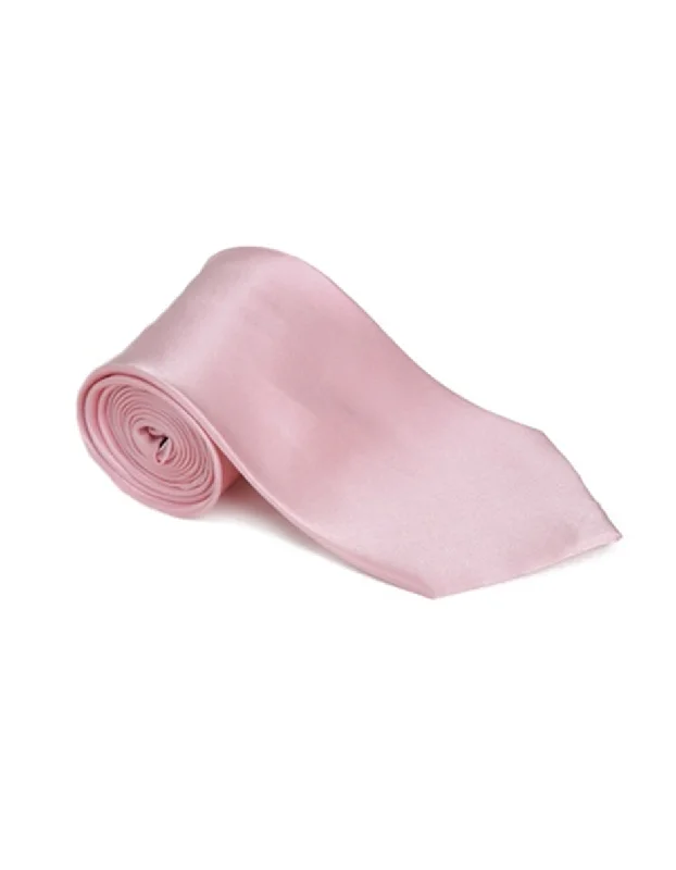 Men's tie with bold geometric design for casual wear-Pink Neck Tie