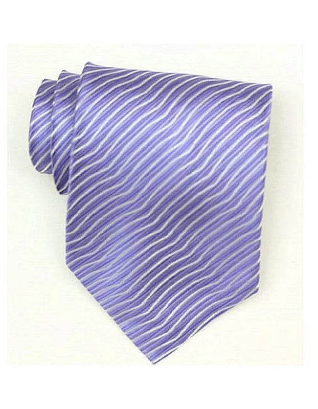 Men's tie with luxurious fabric for a sleek look-Lavender Wave neck Tie