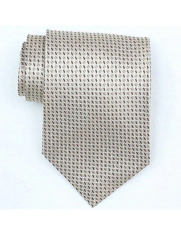 Best tie for men's formal dinner parties-Sand Diamond Neck Tie