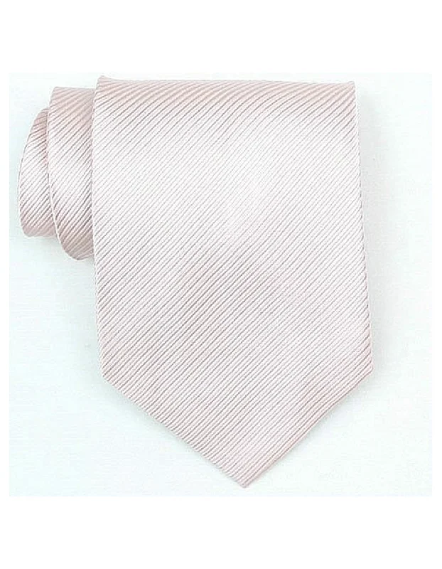 Men's tie with a classic paisley pattern for special occasions-Pink Tonal Stripe Neck Tie