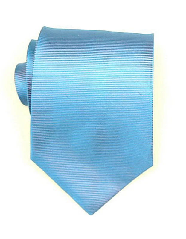 Elegant men's tie with textured finish for parties-Turquoise Textured Neck Tie