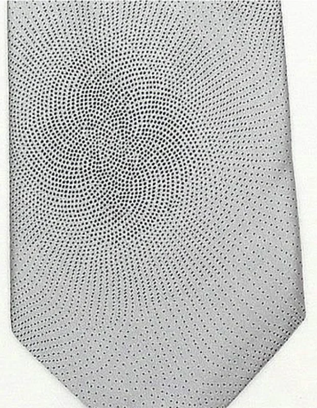 Designer silk tie for fashion-forward events-Silver Burst Neck Tie