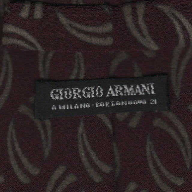 Best men's tie for upscale family celebrations-Vintage Armani tie