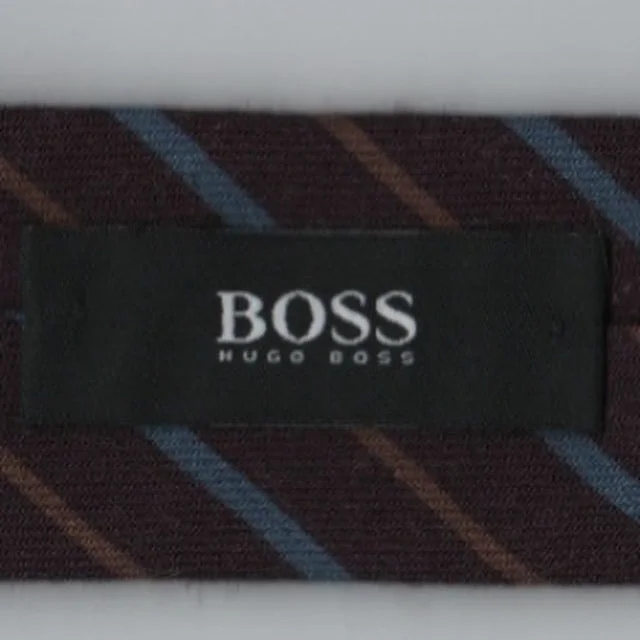 Men's silk tie for evening business functions-Vintage Boss tie