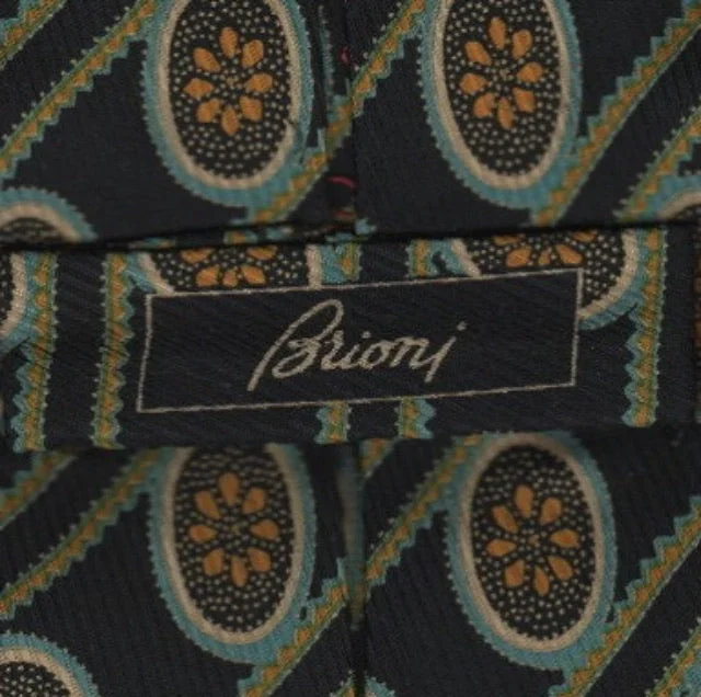 Classic men's tie for professional and formal attire-Vintage Brioni tie