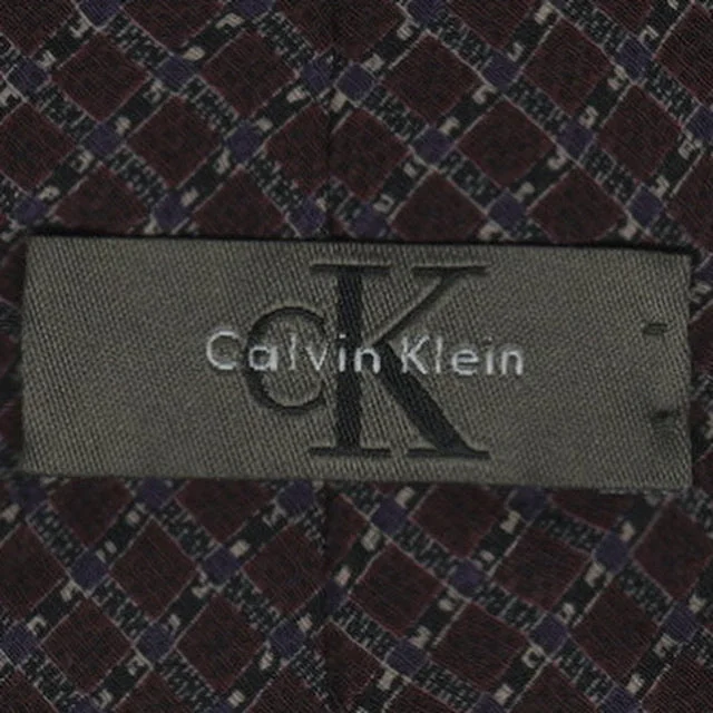 Stylish men's tie for a chic office look-Vintage Calvin Klein tie