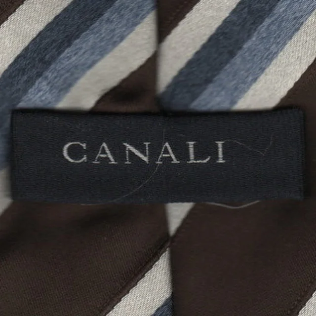 Designer men's tie with creative pattern for upscale events-Vintage Canali tie