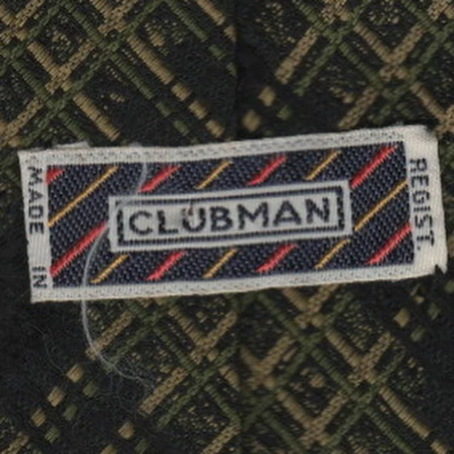 Men's tie with subtle patterns for smart-casual look-Vintage Clubman tie