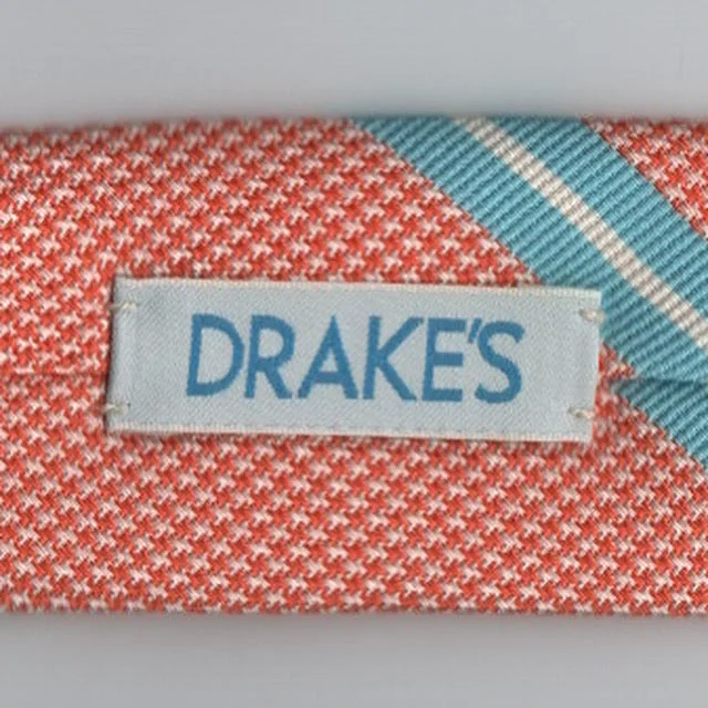 Men's tie for a trendy office outfit-Vintage Drake’s London tie